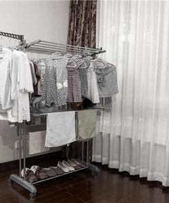 Cloth Rack Snezy 2 Layer With Stainless Steel Pipe.