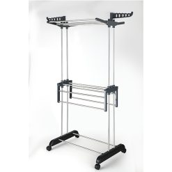 Cloth Rack Snezy 2 Layer With Stainless Steel Pipe.