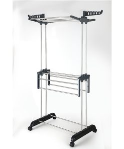 Cloth Rack Snezy 2 Layer With Stainless Steel Pipe.