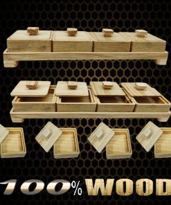 WOODEN 4 SET MUKHWAS DANI (100% WOODEN