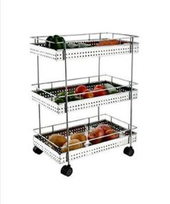 Multipurpose Perforated Trolly 3 Layer.