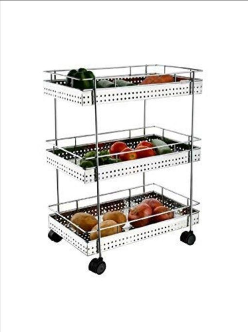 Multipurpose Perforated Trolly 3 Layer.