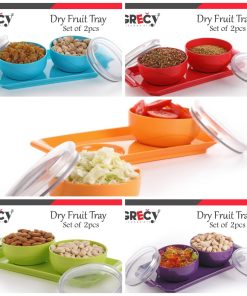 Dry Fruit Tray (set Of 2 Pc ).