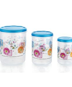 Store Queen Transperant 3Pc Set.