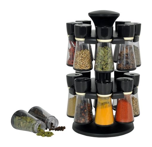 16 Pc Jar Spice Rack.