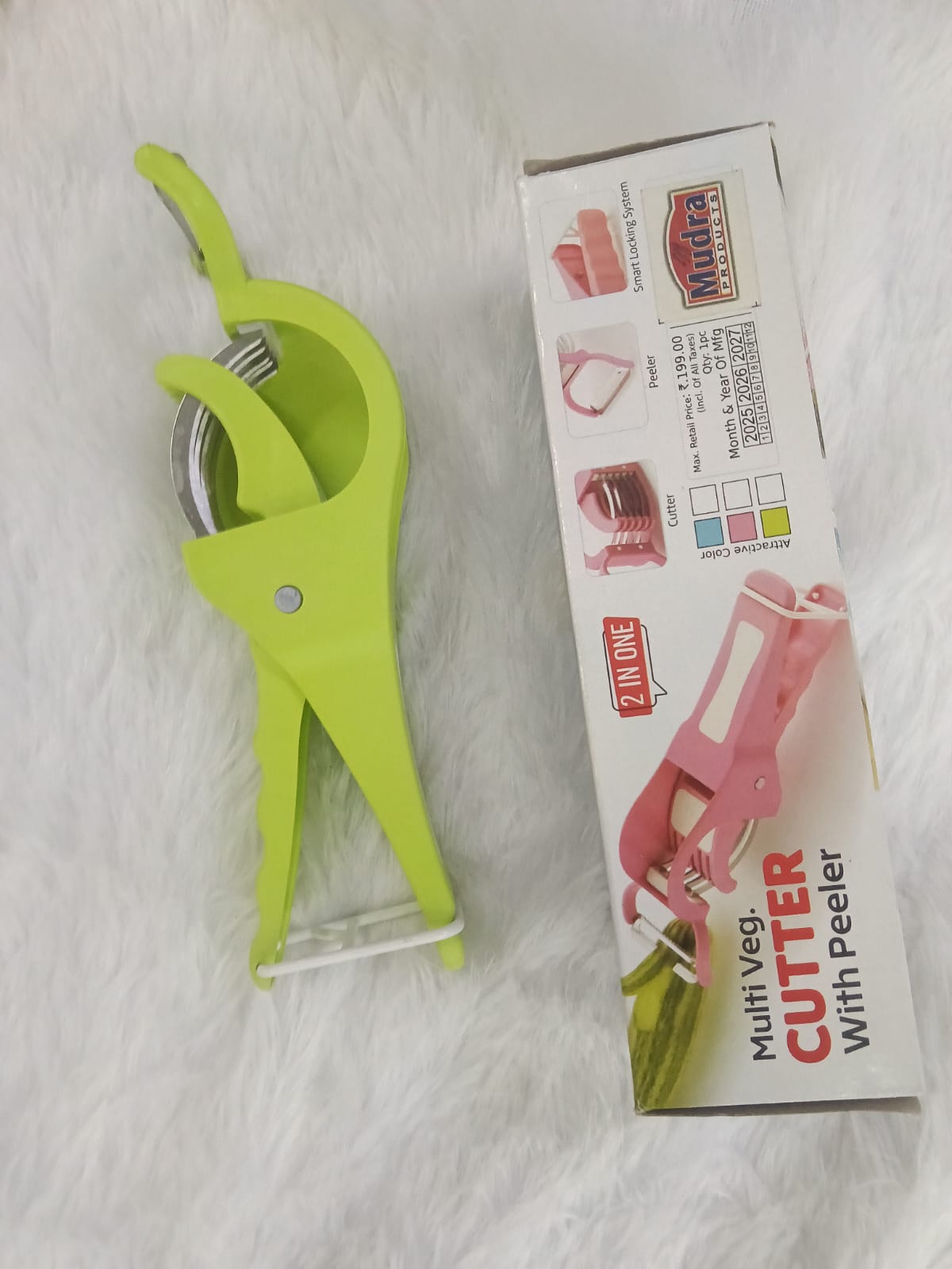 2 In 1 Veg Cutter With Peeler – N028