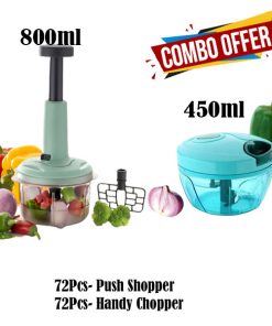 Mudra Combo : Push Chopper : 72Pcs, Handy Chopper : 72Pcs.