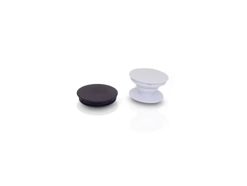 Mobile BlackWhite Pop Socket Plain(Plain)