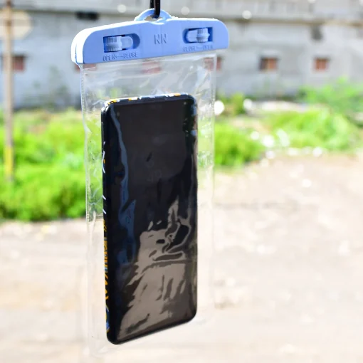 Mobile Waterproof Sealed Transparent Plastic Bag / Pouch Cover for All Mobile Phones(4635) - Image 2