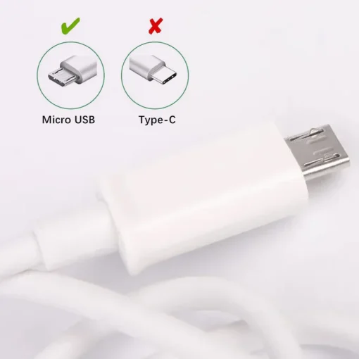 Android V8 Charging Cable Fash Cable 2Amp-V8 Charing Cable(White) - Image 3