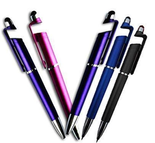 3 in 1 Stylus Pen with Mobile Stand Holder for Mobile (Random Colors) | Pack of 1 - Image 8