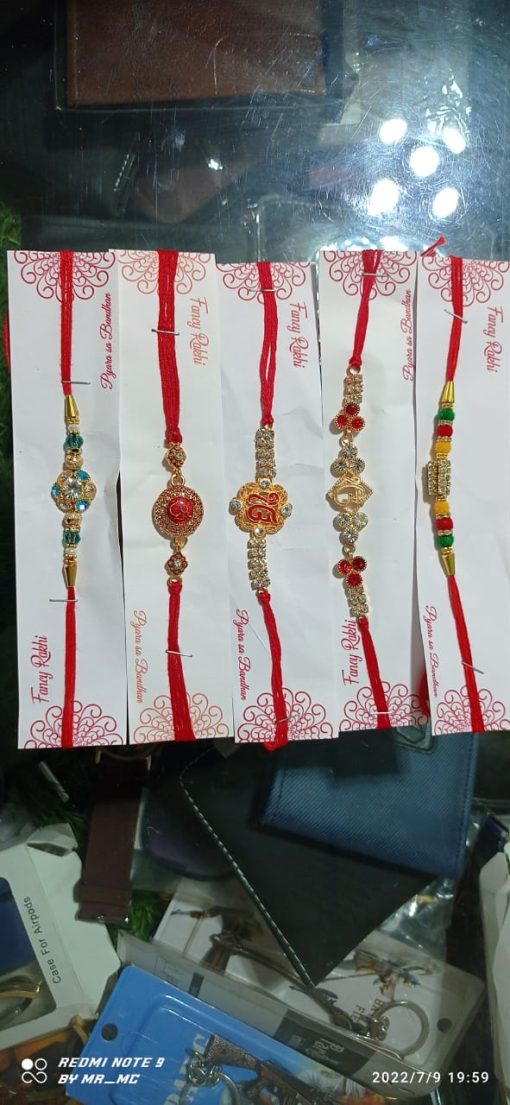 New Fency Rakhi For Rakhi Festival-5 Pcs Set - Image 7