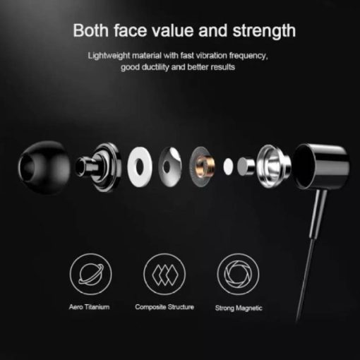 VNP Stereo Bass Earphone Regular Wired Earphone With Mic and Packing - Image 2