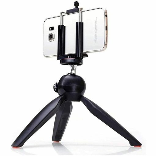 Mini Tripod with Universal Mobile Attachment Uses for Vlogging, Video Shooting, Photography YouTube etc Compatible with All Mobile Phones. - Image 3