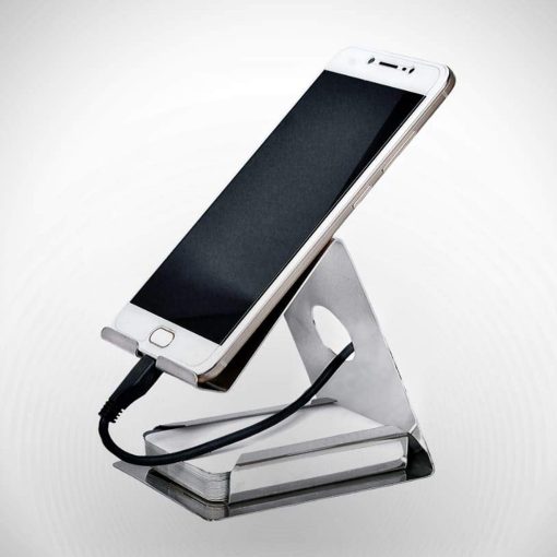 Samrajya Mobile Steel Stand & Holder With Card Holder - Image 2