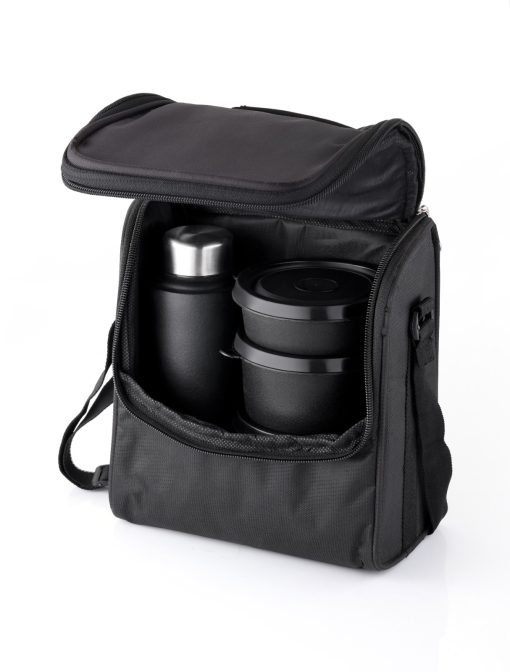 Lunch Box Black With Bag (t) - Image 2