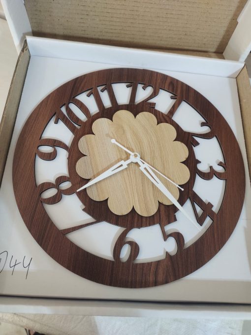 Wall Clock Wooden D44 (SIZE 12*12) - Image 3