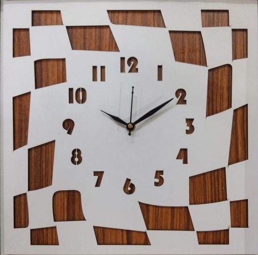 Wall Clock Wooden D51 (SIZE 12*12)