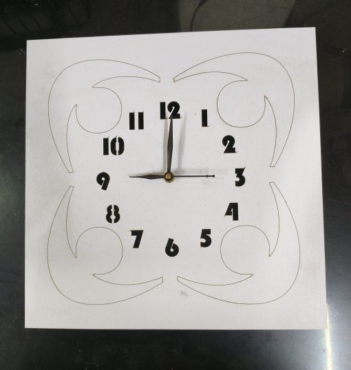 Wall Clock Wooden D64 (SIZE 12*12)