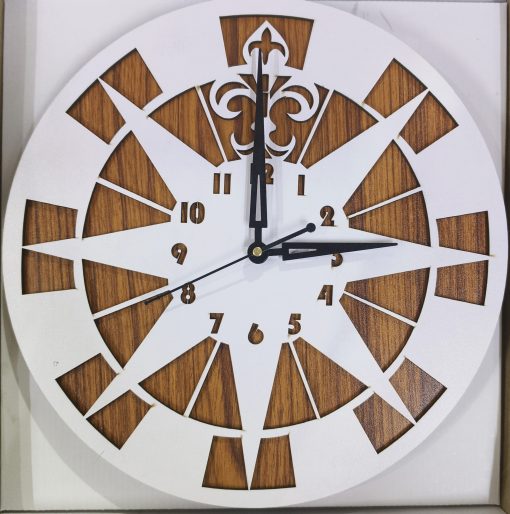 Wall Clock Wooden D77