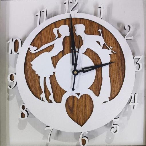 Wall Clock Wooden D80