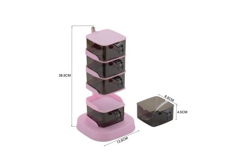 Pickle Tower, Spice box 5 layer, multipurpose, plastic material - 26.5*13.5 cm size - Image 2