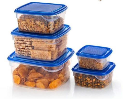 Food Container Fitjresh (set Of 5) (DK-113)