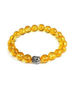 Citrine Crystal Stone Yellow Bracelet