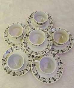 Ceramic Tea And Coffee Cup Set Of 12(Red Box-First Quality)