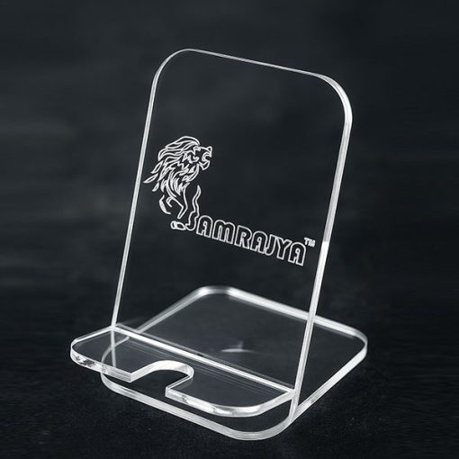 Acrylic Mobile Stand With Your Brand Name Engraving in Bulk Wholesale