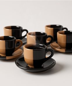 Ceramic Baby Cup With Saucer 6pcs Set