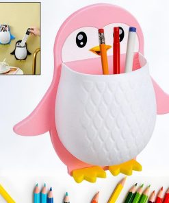 Penguin Storage Box | Wall Mounted Penguin Mobile Stand Box Pack
