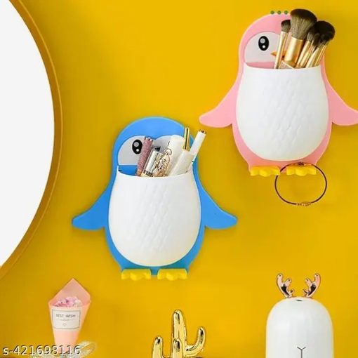 Penguin Storage Box | Wall Mounted Penguin Mobile Stand Box Pack