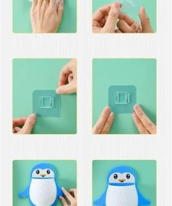Penguin Storage Box | Wall Mounted Penguin Mobile Stand Box Pack