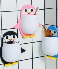 Penguin Storage Box | Wall Mounted Penguin Mobile Stand Box Pack