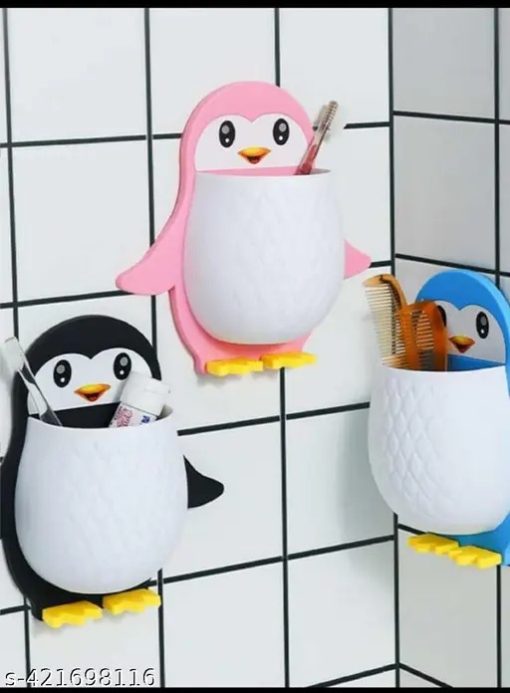 Penguin Storage Box | Wall Mounted Penguin Mobile Stand Box Pack