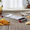 2 in 1 Stainless Steel Vegetable Fruit Slicer Cutter Potato Chips Maker