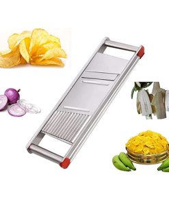 2 in 1 Stainless Steel Vegetable Fruit Slicer Cutter Potato Chips Maker