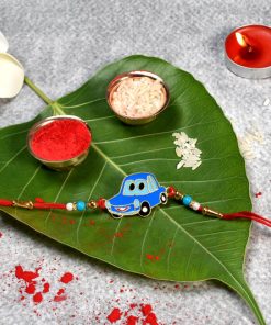 Car Rakhi with Red Thread  For Kids