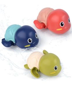 Swimming Turtle Bath Toy Wind Up Water Floating Turtle For New Born Baby Bathtub Water Toys,Multicolor