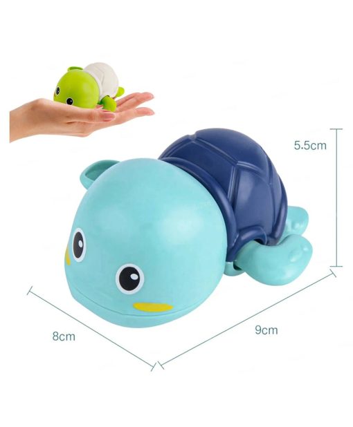 Swimming Turtle Bath Toy Wind Up Water Floating Turtle For New Born Baby Bathtub Water Toys,Multicolor