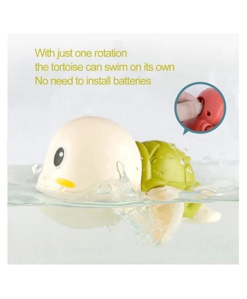 Swimming Turtle Bath Toy Wind Up Water Floating Turtle For New Born Baby Bathtub Water Toys,Multicolor