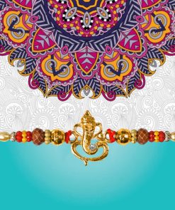 Ganesh Design Rakhi