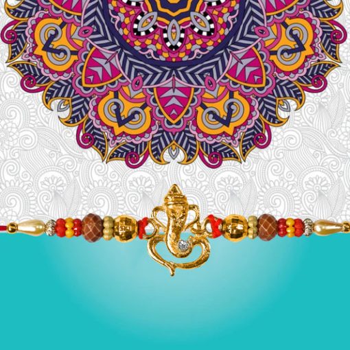 Ganesh Design Rakhi