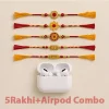AirpodPro2  + 5 Rakhis Combo Limited Time | Special Rakhi gift for Brother and sisters