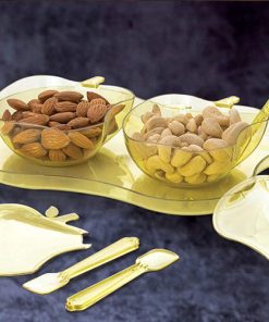 Apple Shape 2Piece Serving Set of Bowl with Spoon & Tray.