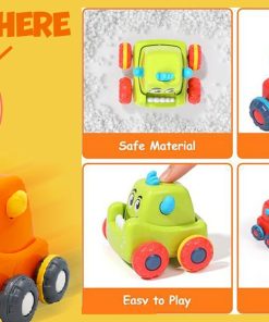 Press N Go Monster Car |Multicolour |Push n Go | Mini Toy