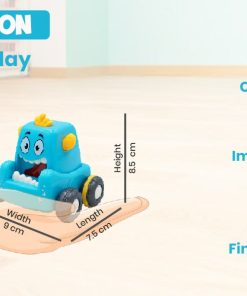 Press N Go Monster Car |Multicolour |Push n Go | Mini Toy