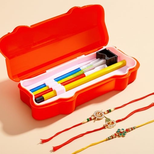 Pencil Box Flexy with 2 Rakhis (Copy)