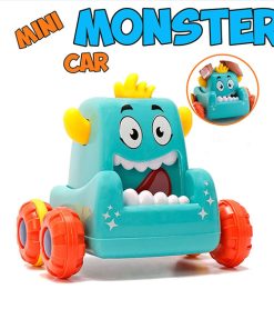 Press N Go Monster Car |Multicolour |Push n Go | Mini Toy